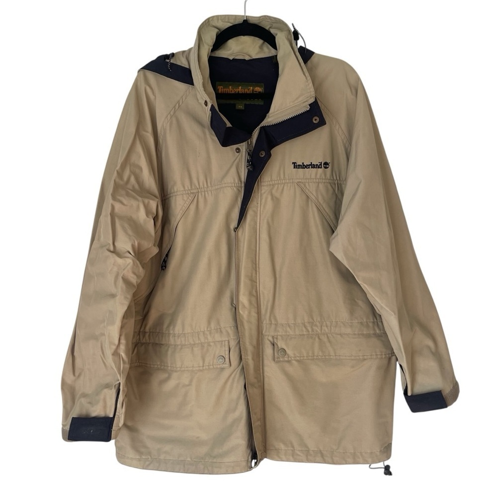 Vintage Timberland Weathergear Hooded Jacket Waterproof Coat